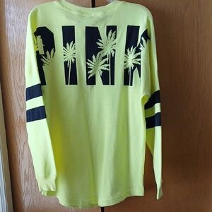 PINK Neon Yellow Sweatshirt